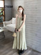 Summer Ladies Spaghetti Strap Halter Neck Long Maxi Dress
